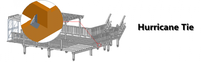 Hurricane banden voor balken zware galvaniseerde balken hangers hurricane banden voor houten balken houten structuren 0