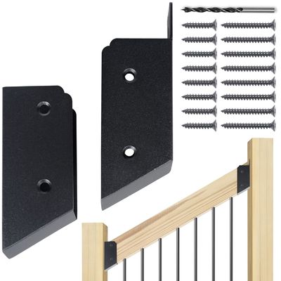 kwaliteit  Deck Railing Bracket and Deck Baluster Attachments with Up To 200 Lbs Weight Capacity fabriek