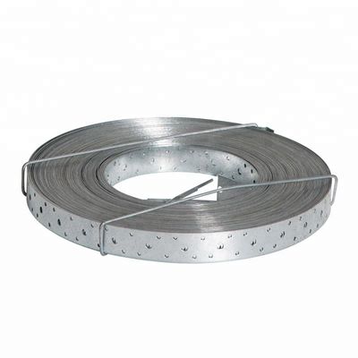kwaliteit  Galvanized Punched Strapping Roll – Metal Strap Tie for Wood Frame Bracing, Building Connectors & Construction Hardware fabriek