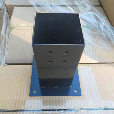 Robuuste koolstofstaal 4 * 4 pergola brackets kits post basis hoek brackets
