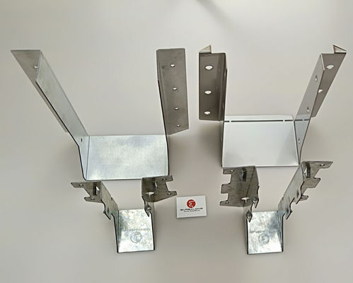 LUS Zwarte vloerbalkhangers Corrosiebestendige met vooraf geperforeerde gaten