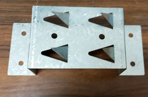 Akoestische Hoek Impaling Clips, Zilveren Metalen Montagebeugels voor Akoestische Panelen, Hardware voor Wandgeluidsisolatie