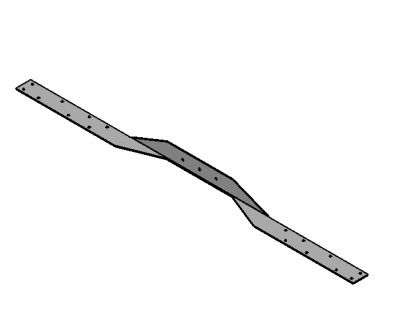Cyclone banden worden gebruikt om purlins te bevestigen Rafts en trusses aan bovenste platen en hout