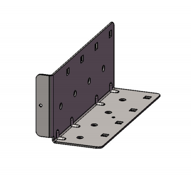 Gespleten balkdrager, SPH140 SPH180 SPH220 Wandmontage balkbeugel voor hout koolstofstaal orkaan